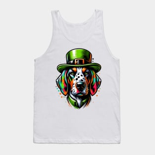 American Leopard Hound in Saint Patrick's Day Spirit Tank Top